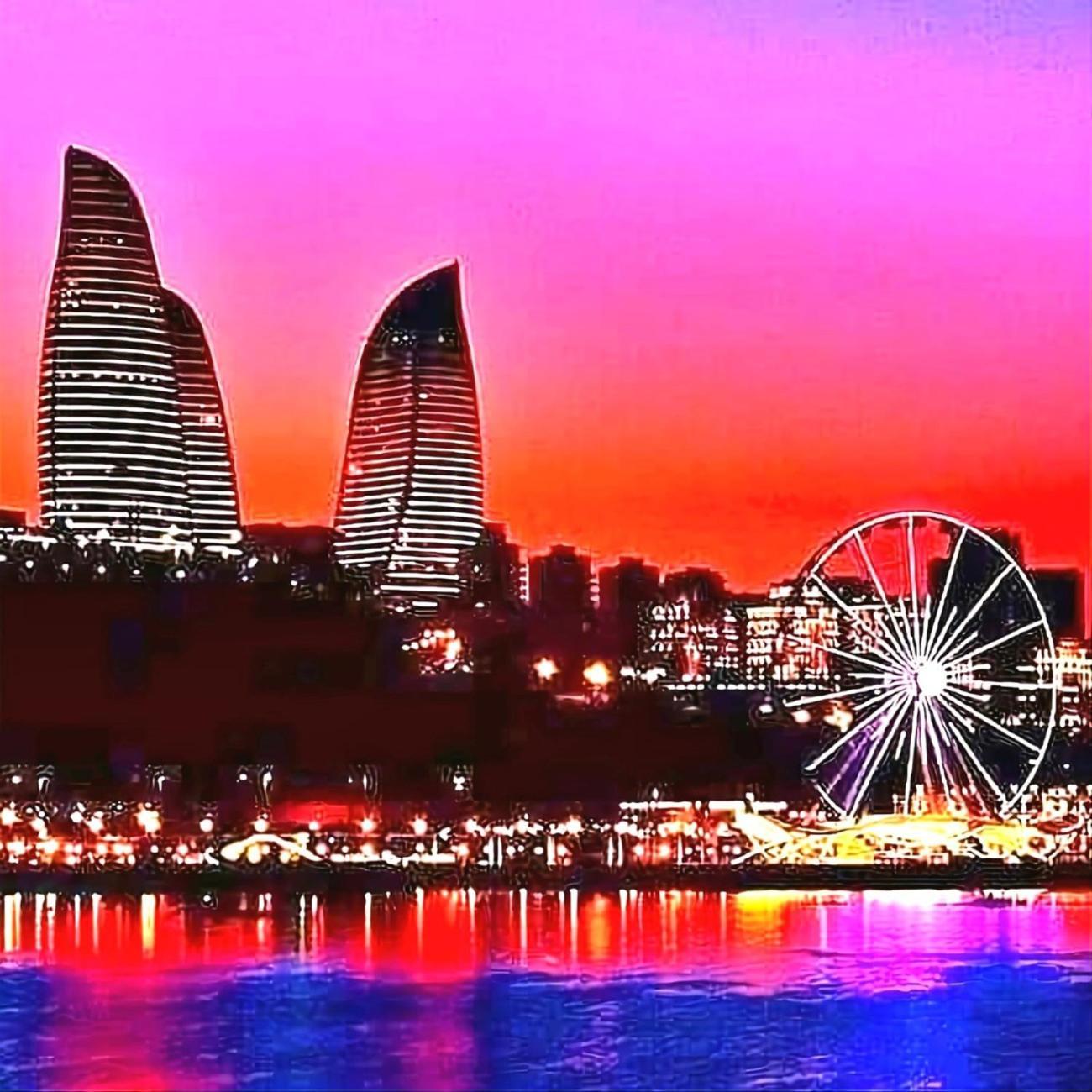 Ariva Center Hotel Xetai Baku Exteriör bild